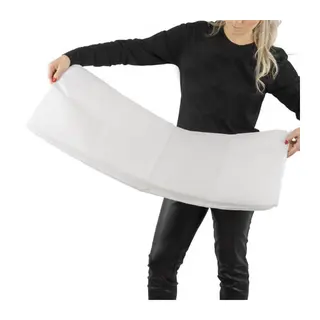 Drap de lit blanc - 140 x 240 cm - lot de 10