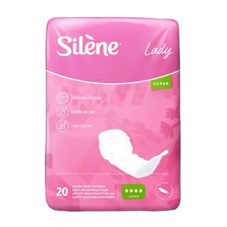 Lady Confort Super Pads for Women (Pack of 20) Silène
