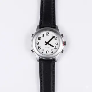 Montre parlante Classic homme malvoyante avec date et alarme