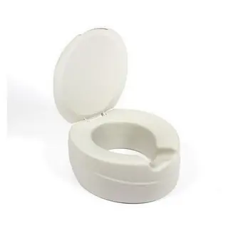 Rehausseur de WC contact Plus souple avec couvercle