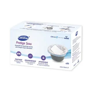 Protège seau chaise percée CareBag Cleanis