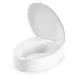 Rehausseur de toilette avec abattant - 10 cm