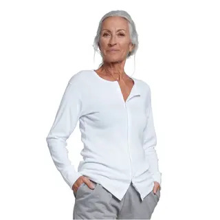 Benefactor Unisex Long-Sleeve T-Shirt with Front Opening