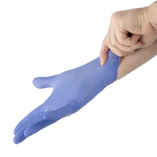 Disposable Blue Nitrile Gloves - Pack of 100