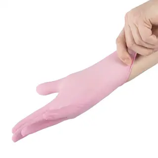Pink Disposable Nitrile Gloves - Pack of 100