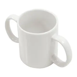 Tasse en céramique avec deux anses