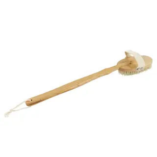 Long-Handle Wooden Bath Brush