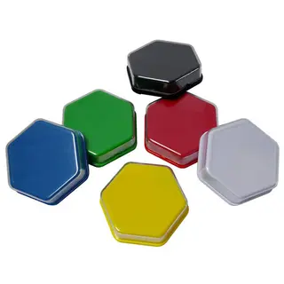 Lot de 6 tuiles parlantes avec enregistreur vocal / 80 secondes