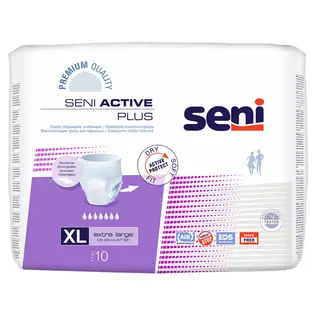 Seni Active Plus Overnight Underwear, XL