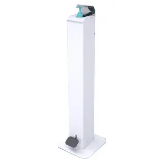 Borne gel hydroalcoolique à pédale mécanique