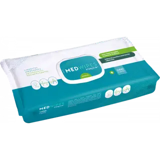 100 Alcohol-Free Biodegradable Disinfectant Wipes MEDWIPES