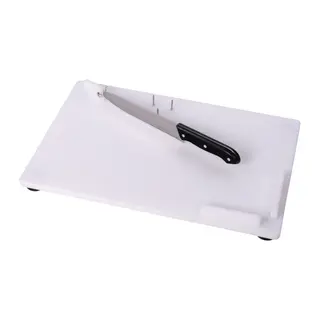 Planche à découper combinée avec couteau