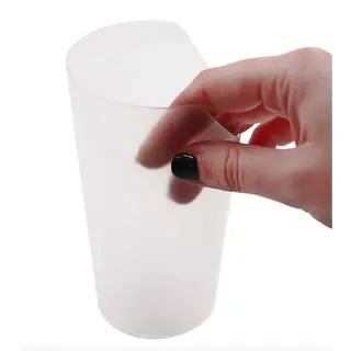 Set of 2 Medium Nose-Cutout Cups, 23.5 cl